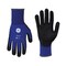Ge Dotted Palm Coated Gloves, Micro Foam Nitrile, Dotted, Royal Blue/Black, XL 24 PK GG216L - alternate 1